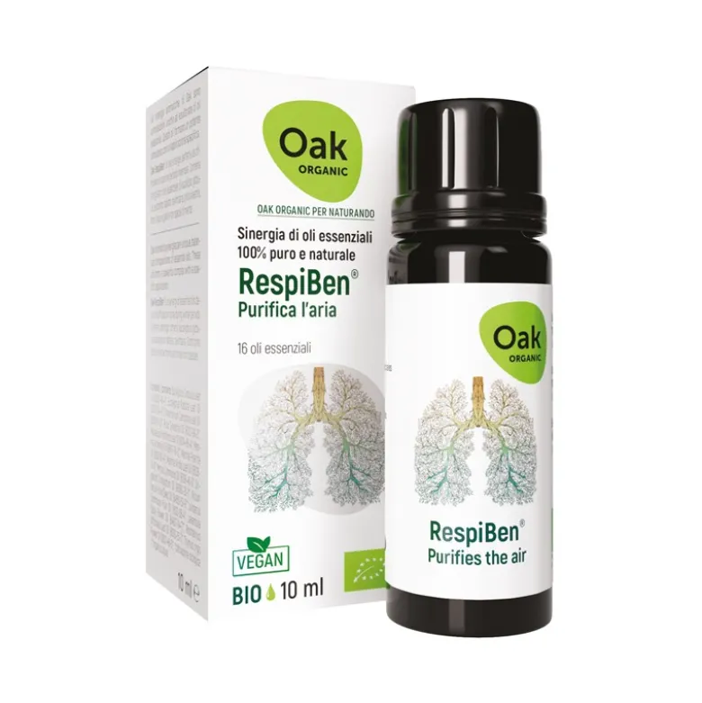 Naturando Oak Respiben Sinergia Oli Essenziali per Diffusione 10ml