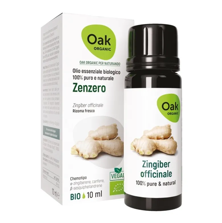 Naturando Oak Zenzero Olio Essenziale Bio 10 ml
