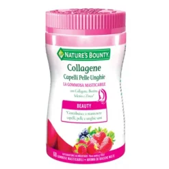 Nature's Bounty Collagene Capelli Pelle Unghie Integratore 60 Gommose Masticabili