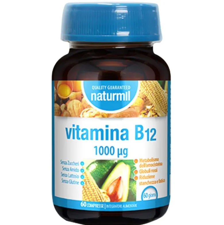 Naturmil Vitamina B12 1000mg 60 Compresse