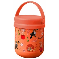 Neavita Porta Merenda Kids Arancione Contenitore Snack 300 ml