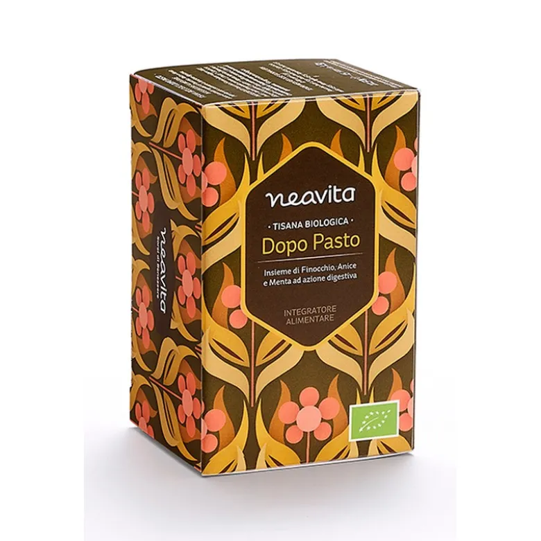 Neavita Tisana in Filtro Dopo Pasto Bio Finocchio Anice Menta