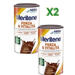 Nestlè Meritene Protein con Proteine e Vitamine 270g Gusto Cioccolato - 2 Confezioni
