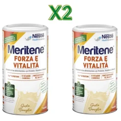 Nestlé Meritene Protein Gusto Vaniglia - Integratore Proteico 2 Barattoli da 270g