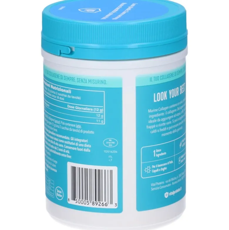 Nestlè Vital Proteins Marine Collagen Integratore Antirughe 221g