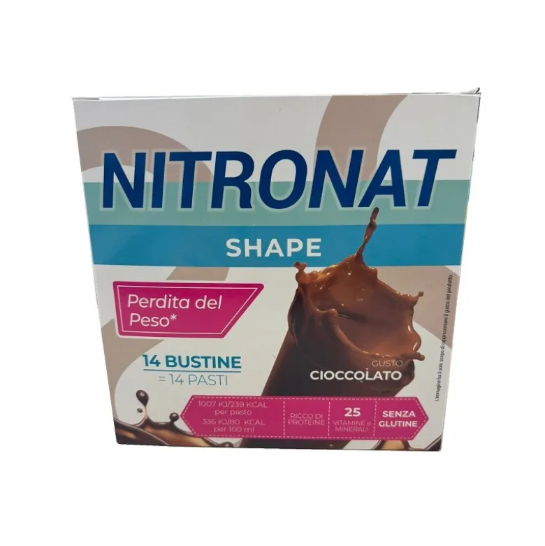 Nitronat Shape Cioccolato per Controllo Peso 14 Bustine