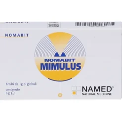 Nomabit Mimulus Fiori di Bach per Paure e Timidezza 6g Globuli Monodose