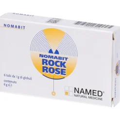 Nomabit Rock Rose Fiori di Bach per Panico Globuli Monodose 6g
