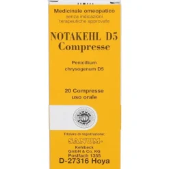 Notakehl D5 Medicinale Omeopatico 20 compresse
