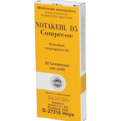 Notakehl D5 Medicinale Omeopatico 20 compresse