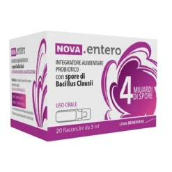 Nova Entero 4 Miliardi Integratore Fermenti Lattici 20 Flaconcini da 5ml