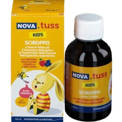 Nova Tuss Kids Sciroppo per Benessere Gola 160 g (125 ml)