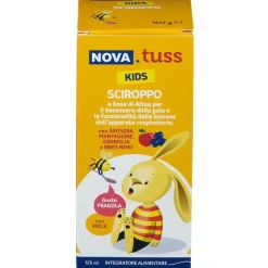 Nova Tuss Kids Sciroppo per Benessere Gola 160 g (125 ml)