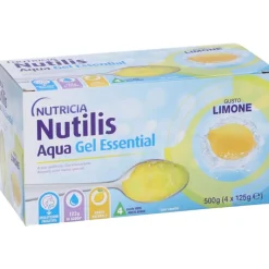 Nutricia Nutilis Aqua Essential Acqua Gelificata Gel Limone 4x125g