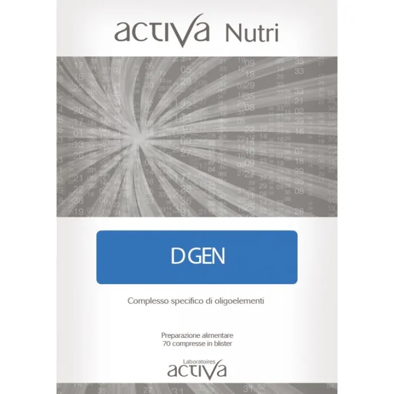 Nutri D Gen Oligoelementi 70 Compresse