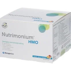 Nutrimonium HMO Integratore Flora Intestinale Gusto Pesca e Mango 28 Bustine