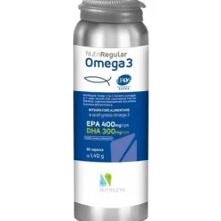 Nutriregular Omega 3 per Funzione Cardiaca, Cerebrale e Visiva 80 Capsule