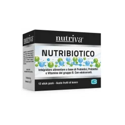 Nutriva Nutribiotico Integratore Intestinale e Immunitario 12 Stick