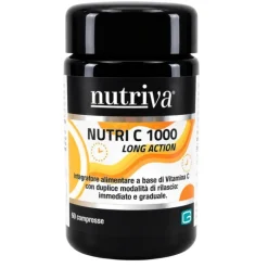 Nutriva Nutri c 1000 Long Action Integratore per il Sistema Immunitario 60 Compresse