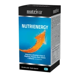 Nutriva Nutrienergy Integratore Magnesio Potassio Stanchezza Fisica e Mentale 20 Stick + Borraccia