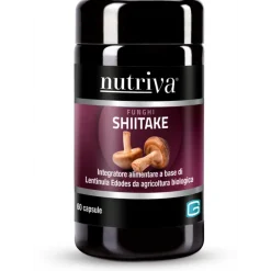 Nutriva Shitake Integratore per Sistema Immunitario 60 Capsule Vegetali