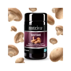 Nutriva Shitake Integratore per Sistema Immunitario 60 Capsule Vegetali