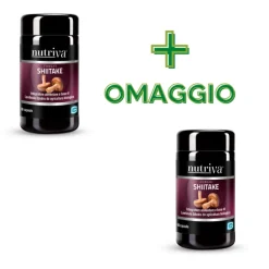 Nutriva Shitake per Sistema Immunitario 60 Capsule + CONFEZIONE OMAGGIO