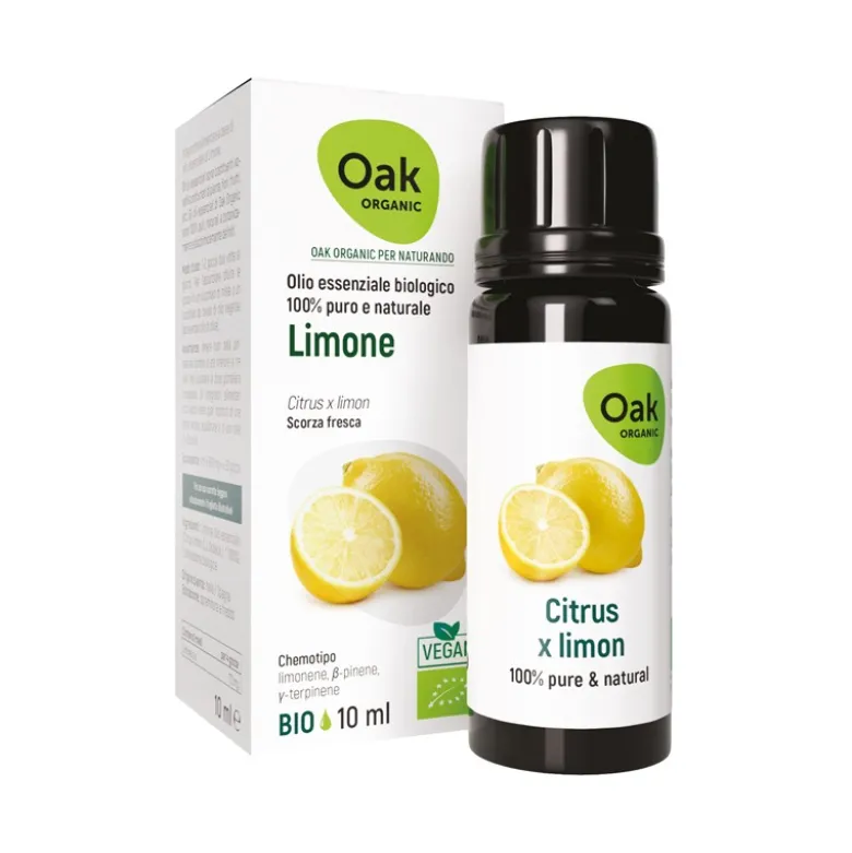 Oak Olio Essenziale Limone Bio Vegan 10ml