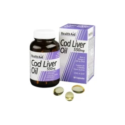 Olio di Fegato di Merluzzo Omega-3 Vitamine A D E 90 Capsule