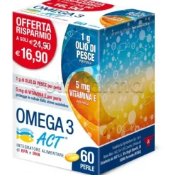 Omega 3 ACT Capsule Da 1 Grammo 60 Perle