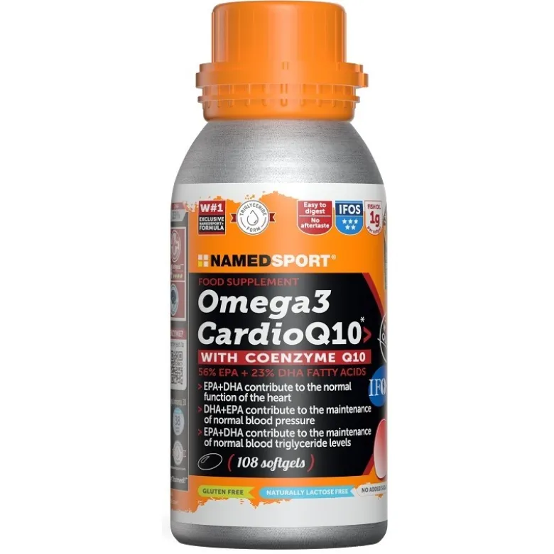 Omega3 CardioQ10 per Salute Cardiaca 108 Softgels