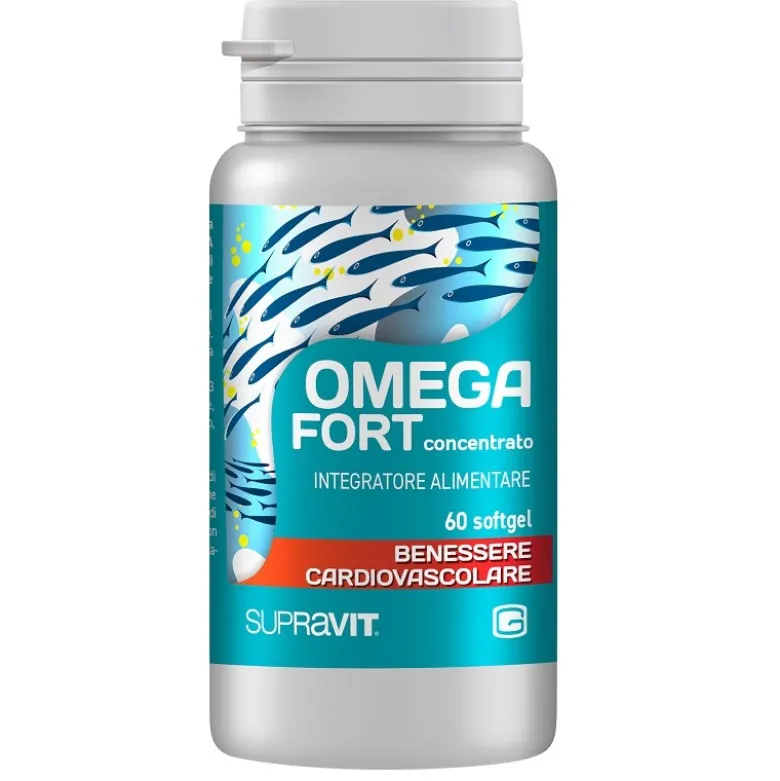Omegafort Supravit per Salute Cardiovascolare 60 Softgel