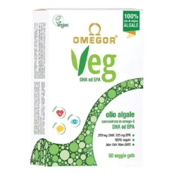 Omegor Veg Integratore per Vista 60 Capsule