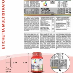 Optima Naturals Ageless Complex Integratore Antiossidante 60 Capsule Vegetali