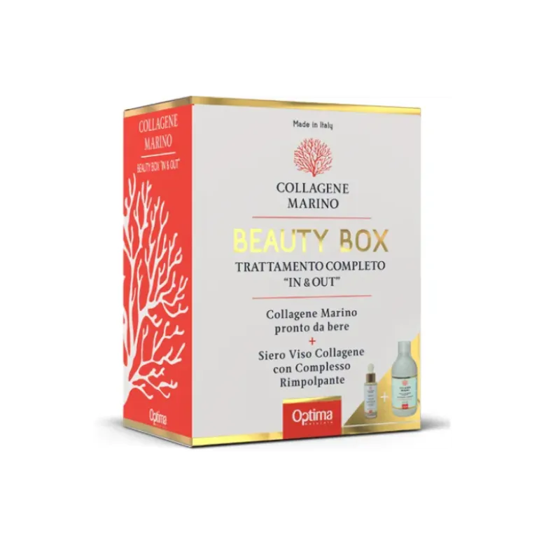Optima Naturals Collagene Marino BEAUTY BOX -In & Out 500ml + 30ml