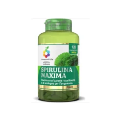Optima Naturals Colours Of Life Spirulina Maxima Integratore per Stress 120 Compresse