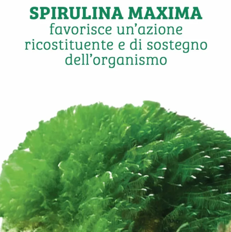 Optima Naturals Colours Of Life Spirulina Maxima Integratore per Stress 120 Compresse