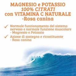 Optima Naturals Colours Of Life Magnesio e Potassio Vitamina C Integratore Ricostituente 14 Stick