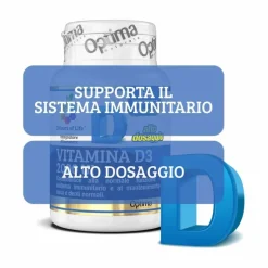 Optima Naturals Colours Of Life Vitamina D3 2000 UI Integratore di Vitamina D 60 Compresse