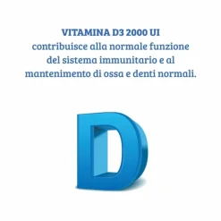 Optima Naturals Colours Of Life Vitamina D3 2000 UI Integratore di Vitamina D 60 Compresse