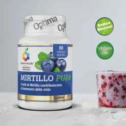 Optima Naturals Colours Of Life Mirtillo Puro Integratore per Vista 60 Capsule