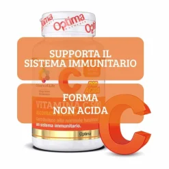 Optima Naturals Colours Of Life Vitamina C 500 Integratore di Vitamina C 120 Capsule