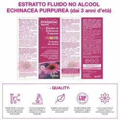 Optima Naturals Echinacea Estratto Integratore Per Le Vie Respiratorie 50ml