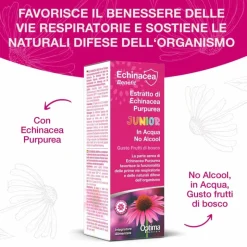 Optima Naturals Echinacea Estratto Integratore Per Le Vie Respiratorie 50ml