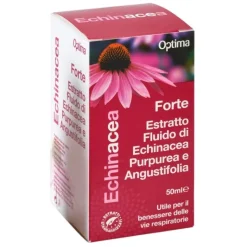 Optima Naturals Echinacea Estratto Forte Gocce Integratore Per Le Vie Respiratorie 50ml