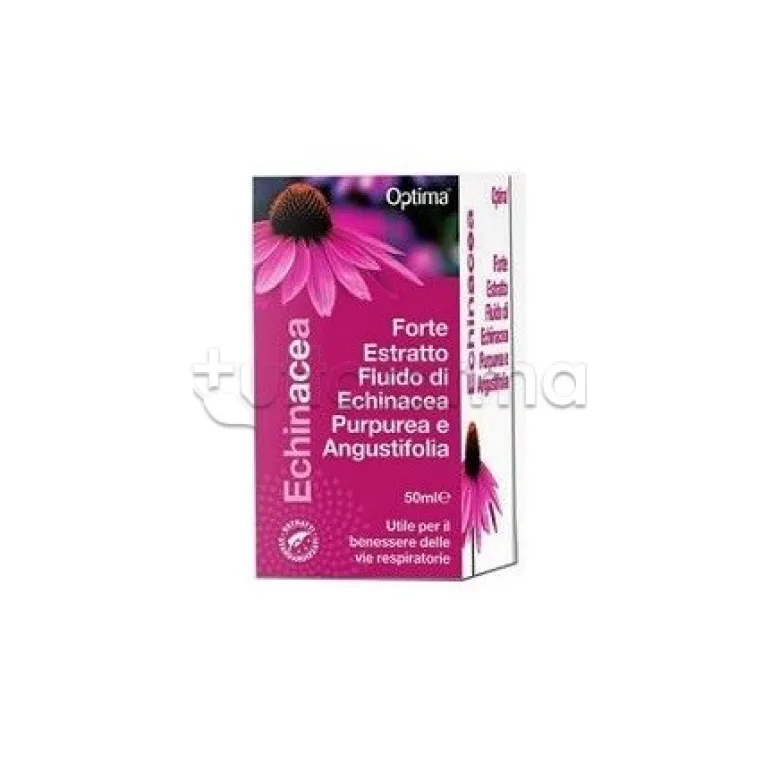 Optima Naturals Echinacea Estratto Forte Gocce Integratore Per Le Vie Respiratorie 50ml