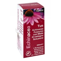 Optima Naturals Echinacea Tus Soluzione Integratore per Vie Respiratorie 200ml