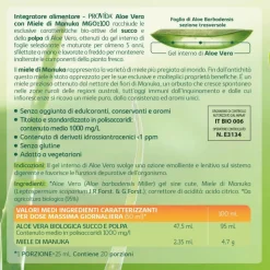Optima Naturals Provida Aloe Vera Con Miele Di Manuka Integratore Ricostituente 500ml
