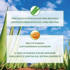 Optima Naturals Provida Aloe Vera Con Miele Di Manuka Integratore Ricostituente 500ml