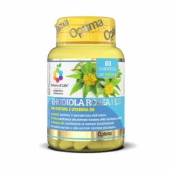 Optima Naturals Rhodiola Rosea Plus Integratore Ricostituente 60 Compresse